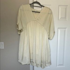 Glam Elegant Cream Dress